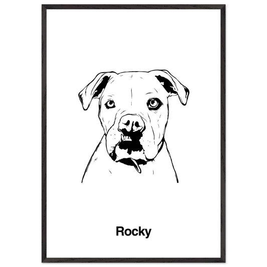Vector Style Pet Portrait