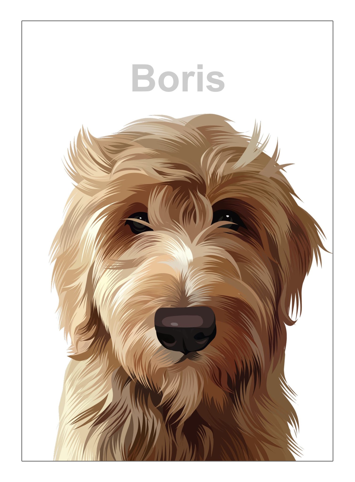 Cartoon Style Pet Portraits