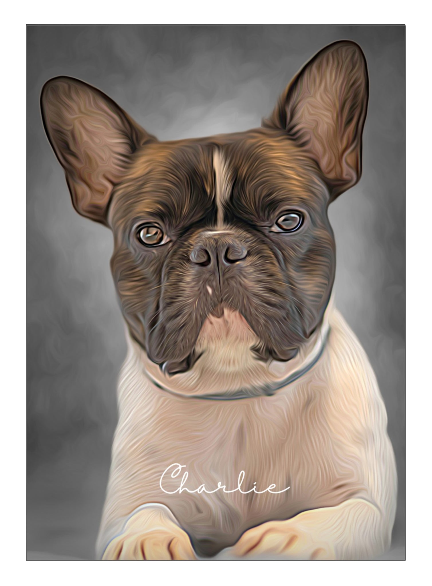 Oil Pet Portraits Painting Style