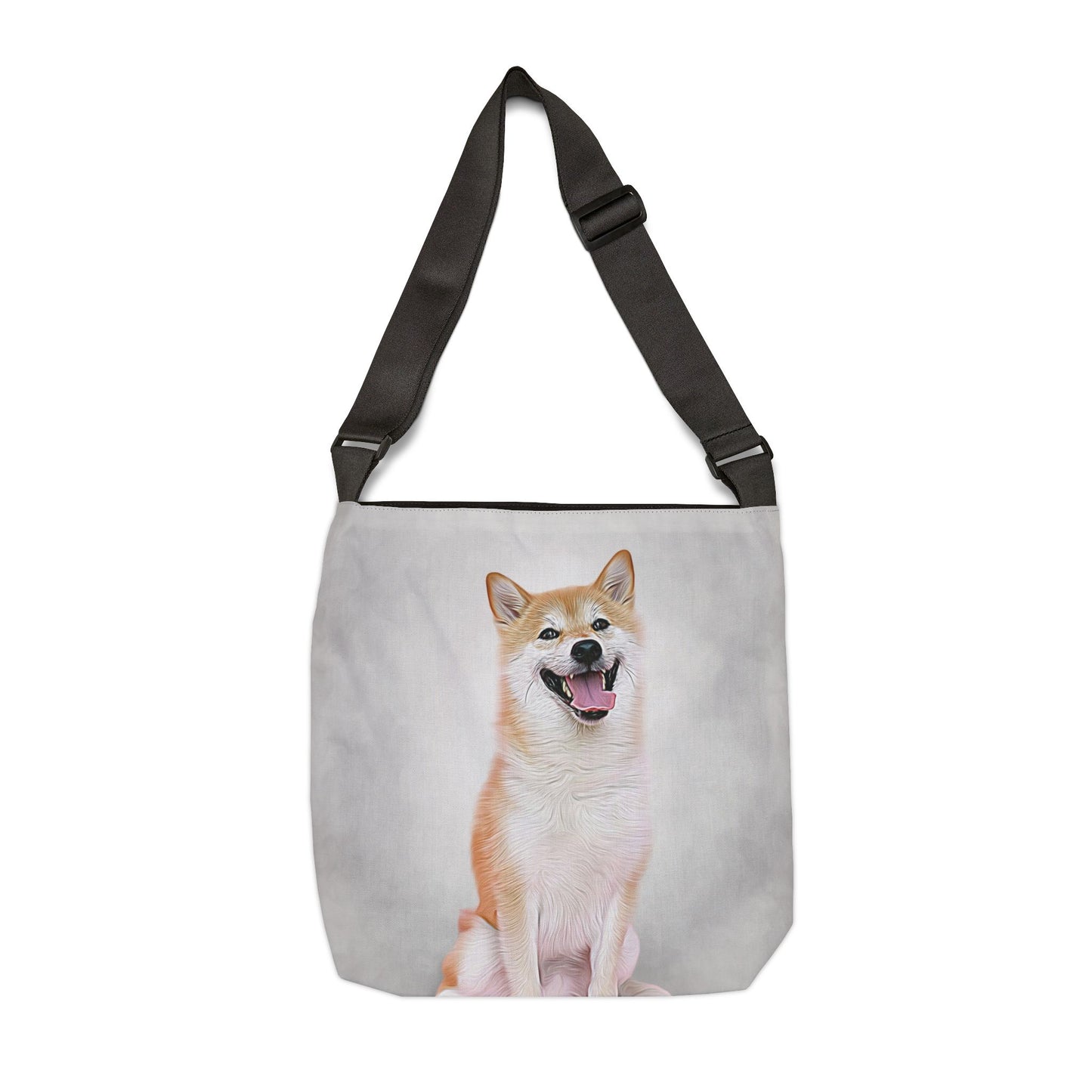 Oil Painting Style Pet Portrait on an Adjustable Tote Bag