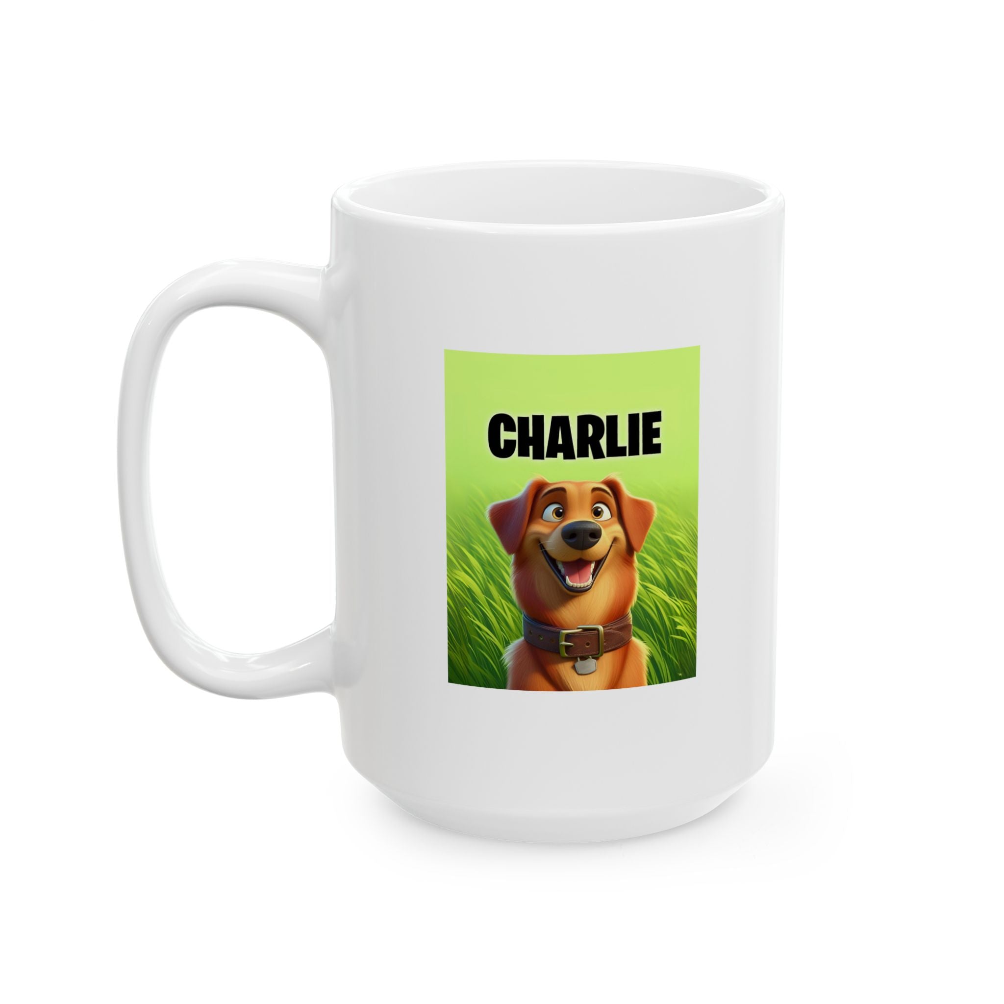 Pixar Cartoon Style on Ceramic Mug, (11oz, 15oz)