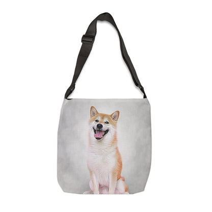 Oil Painting Style Pet Portrait on an Adjustable Tote Bag