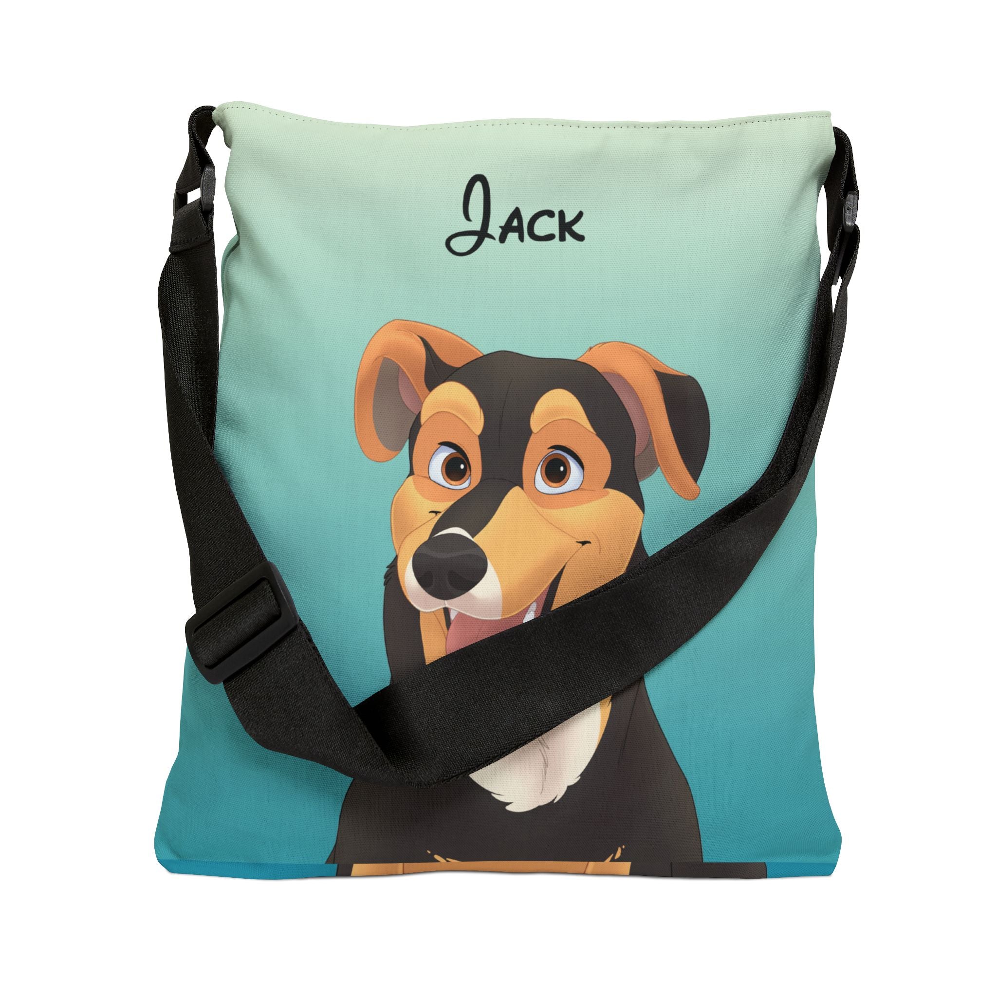 Disney-Style Pet Portrait on an Adjustable Tote Bag