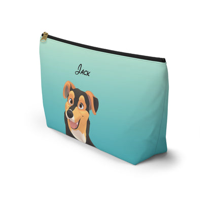 Disney Style Pet Portrait on Pouch