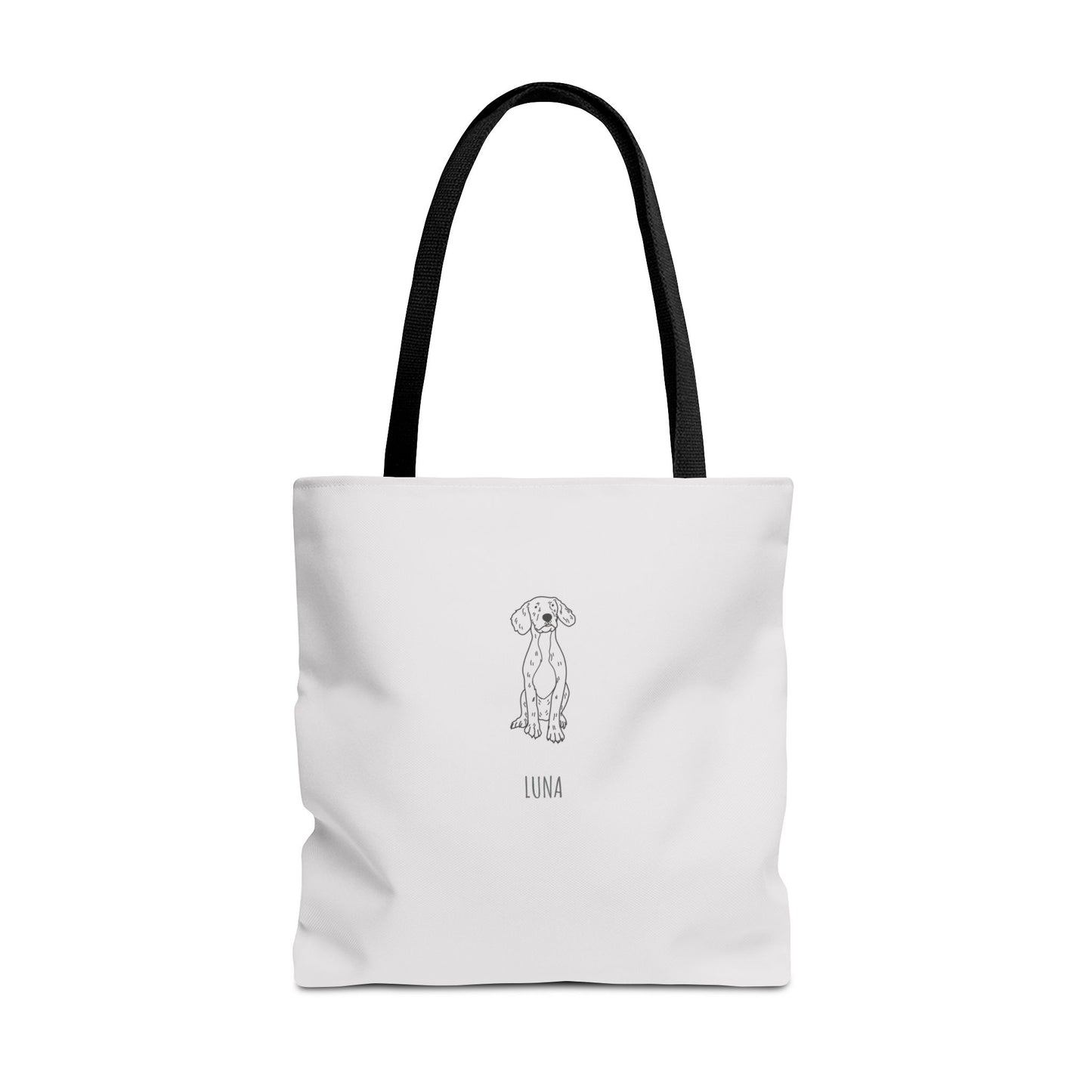 Perfectly Imperfect Pet Portraits Style on Tote Bag