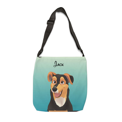 Disney-Style Pet Portrait on an Adjustable Tote Bag