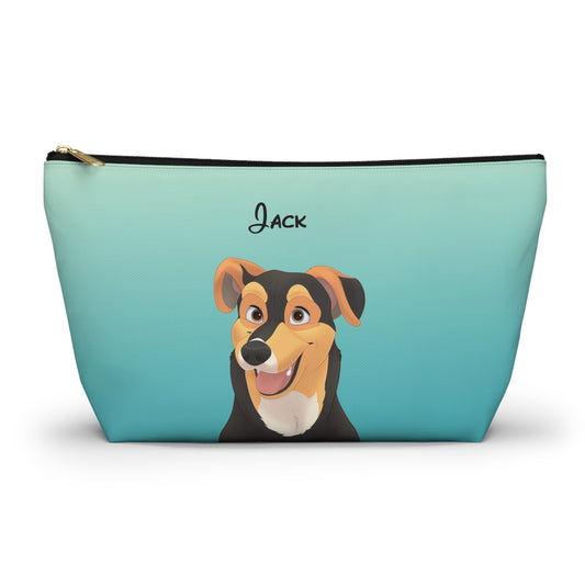 Disney Style Pet Portrait on Pouch