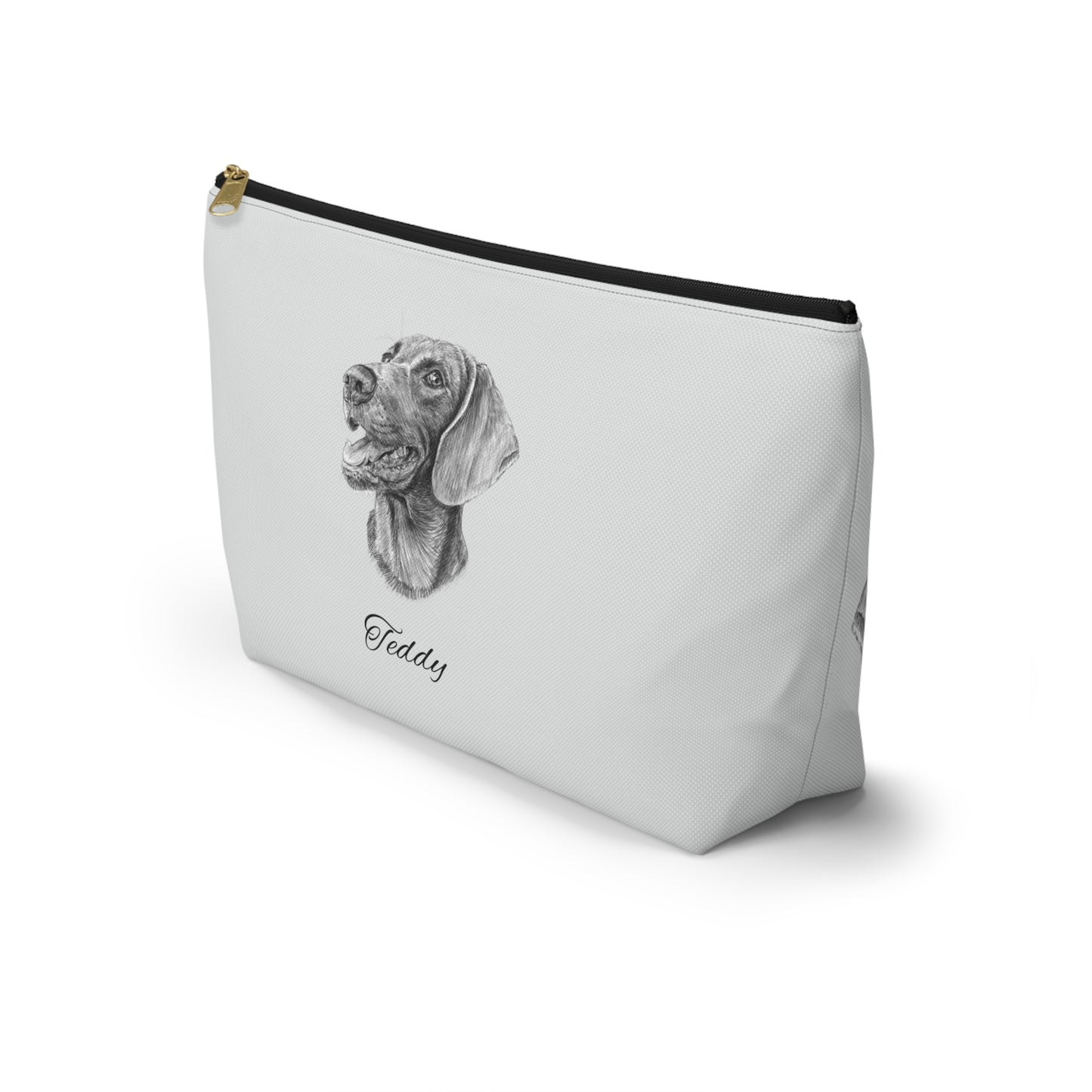 Hand-drawing Style Pet Portrait Style on Pouch