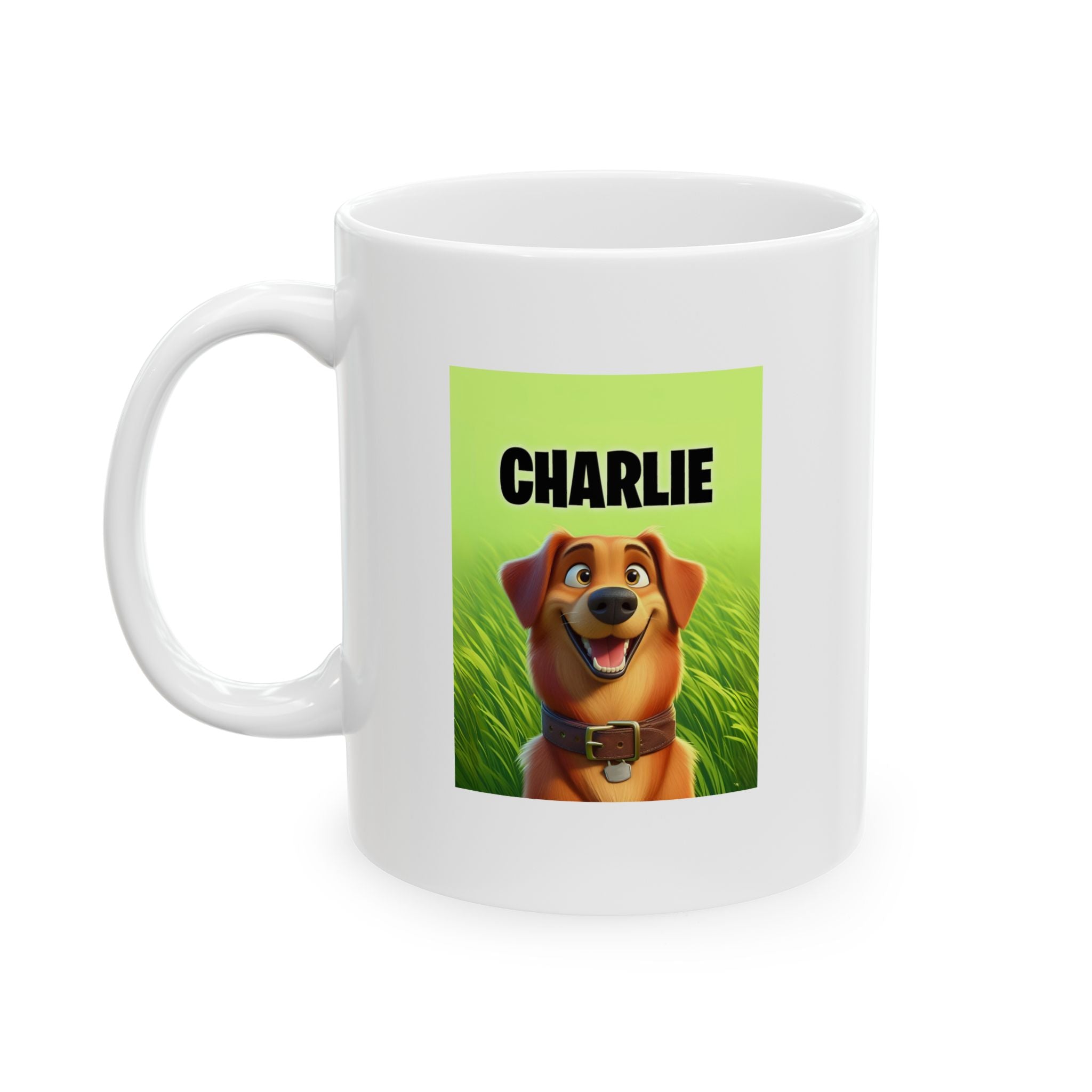 Pixar Cartoon Style on Ceramic Mug, (11oz, 15oz)