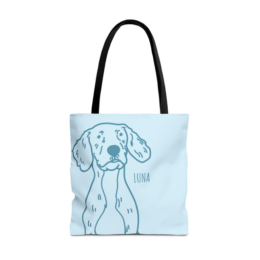 Perfectly Imperfect Pet Portraits Style on Tote Bag  -  Creative Style