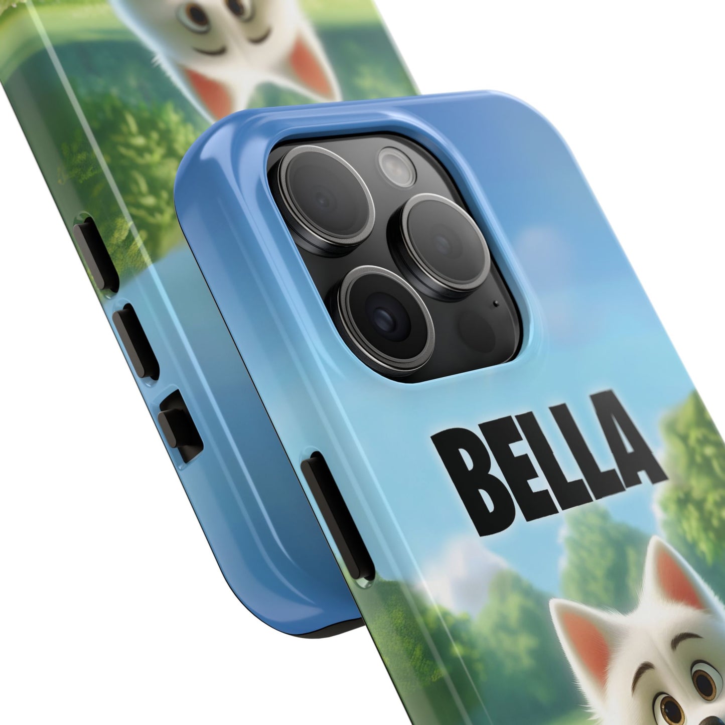 Pet Portrait Pixar Cartoon Style on Tough Phone Cases