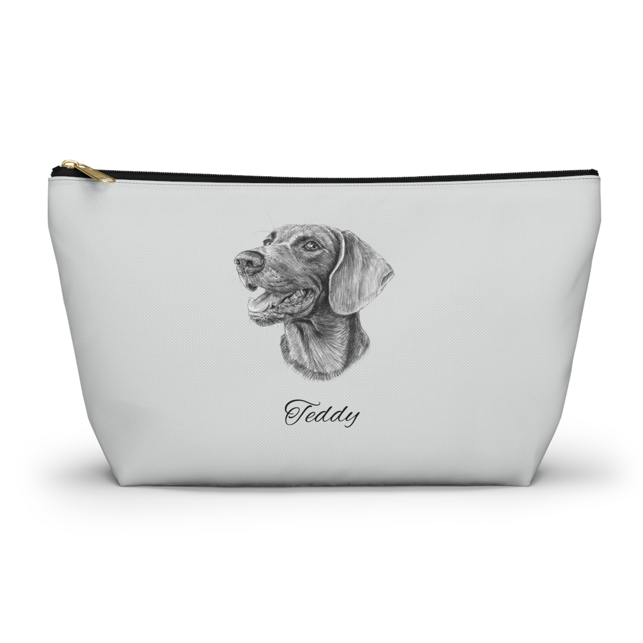 Hand-drawing Style Pet Portrait Style on Pouch