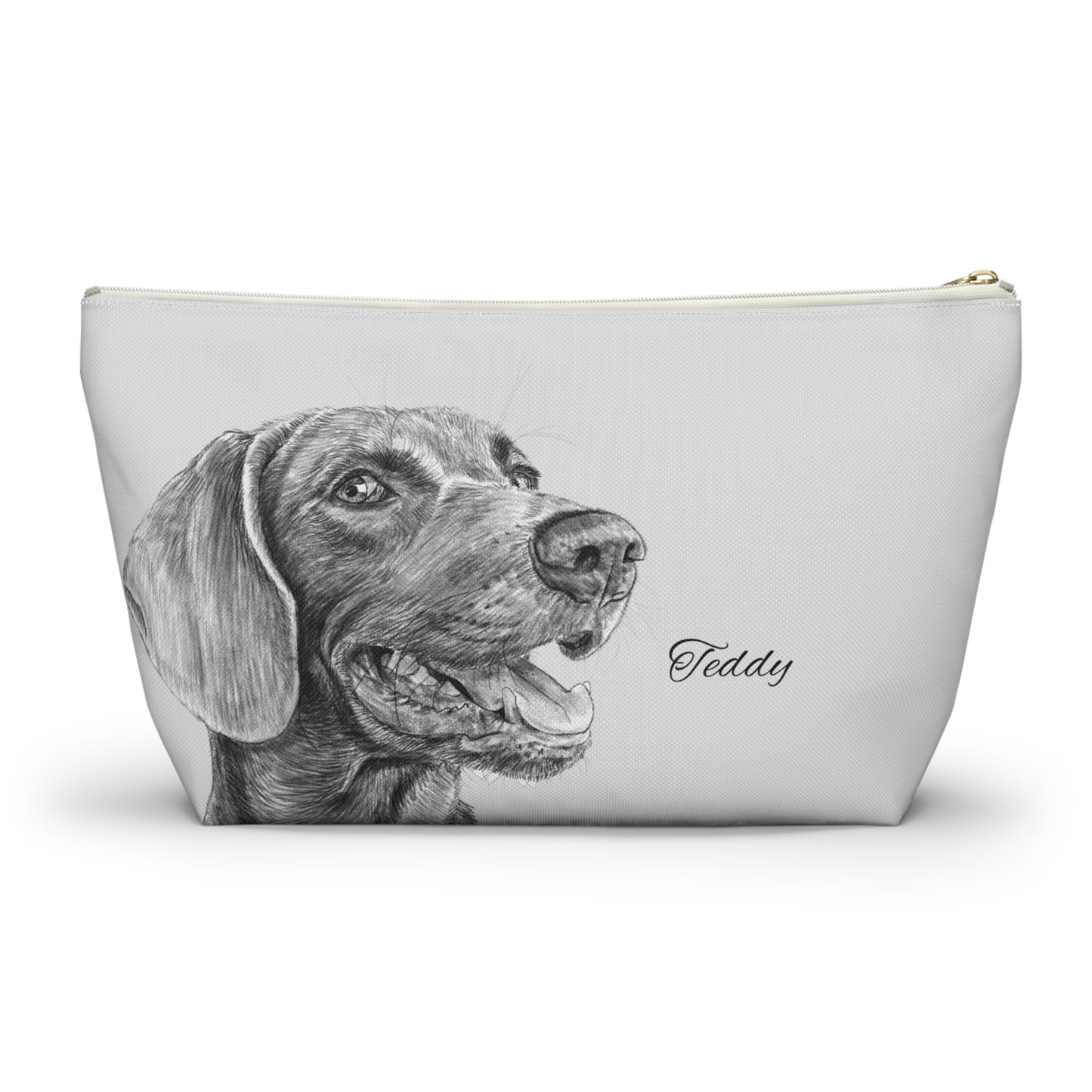 Hand-drawing Style Pet Portrait Style on Pouch