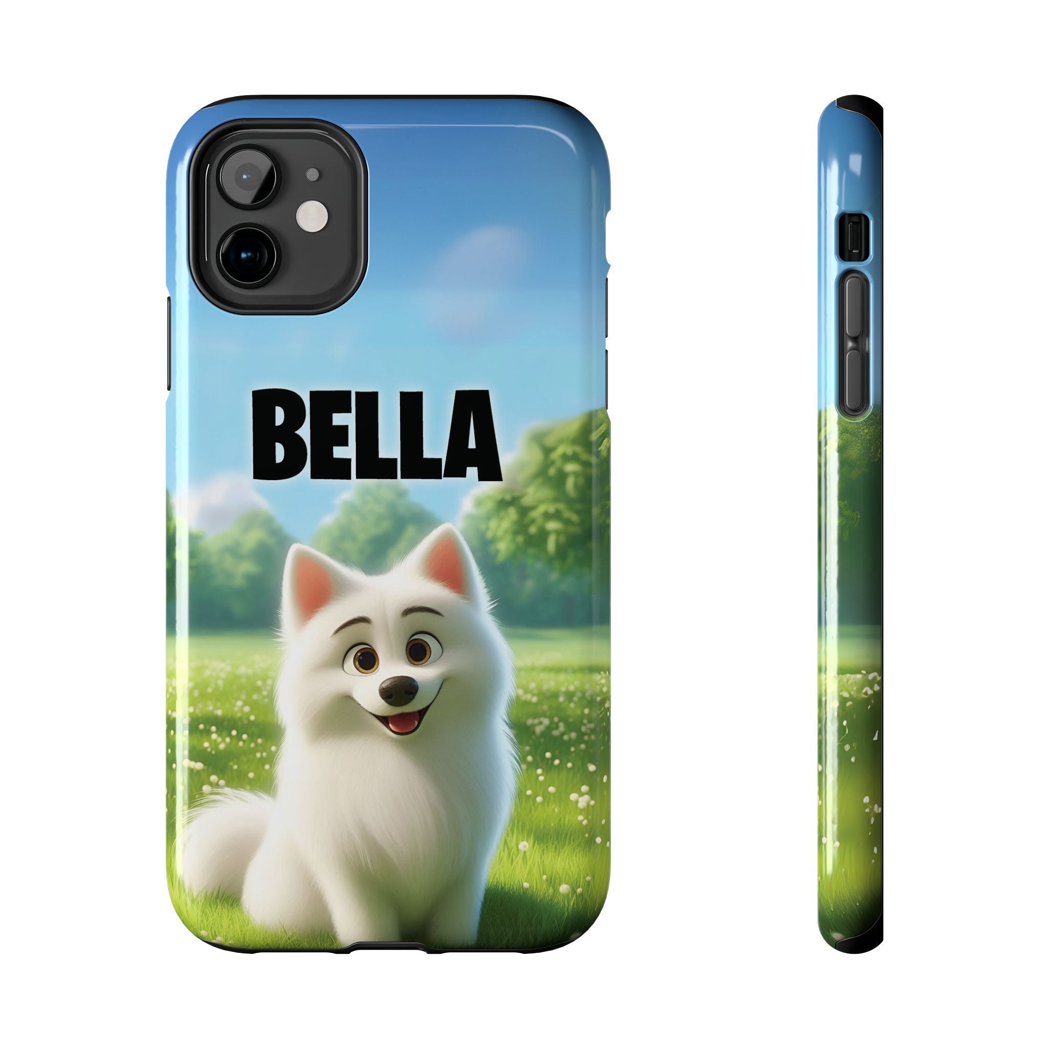 Pet Portrait Pixar Cartoon Style on Tough Phone Cases