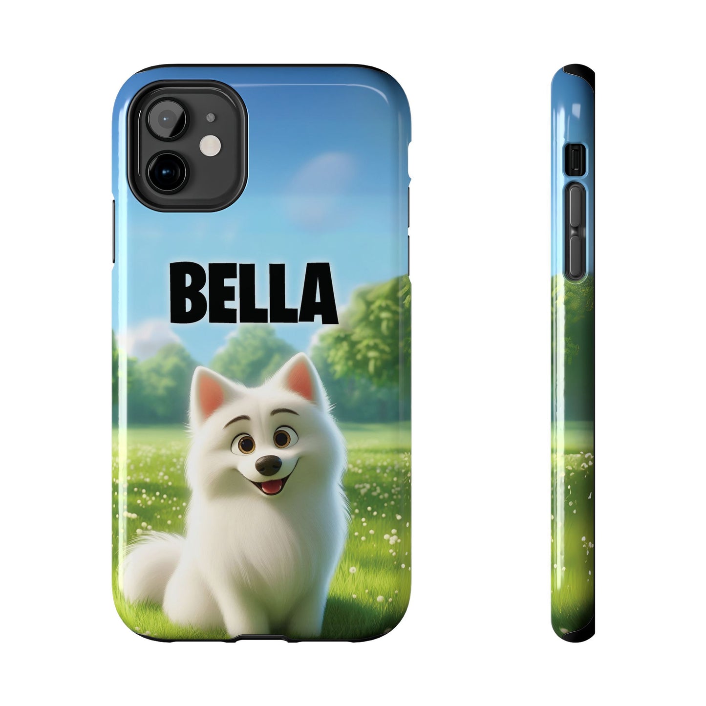 Pet Portrait Pixar Cartoon Style on Tough Phone Cases