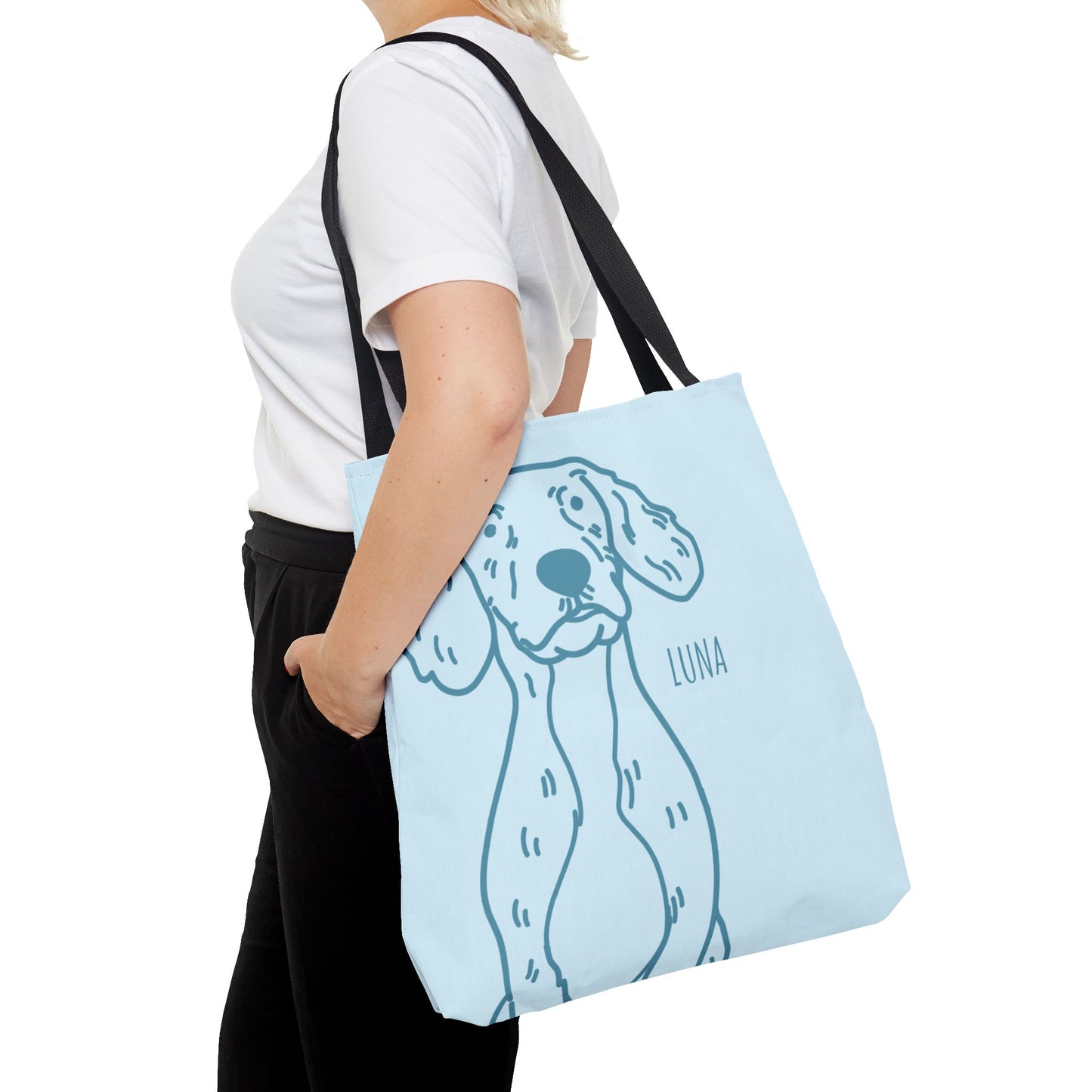 Perfectly Imperfect Pet Portraits Style on Tote Bag  -  Creative Style