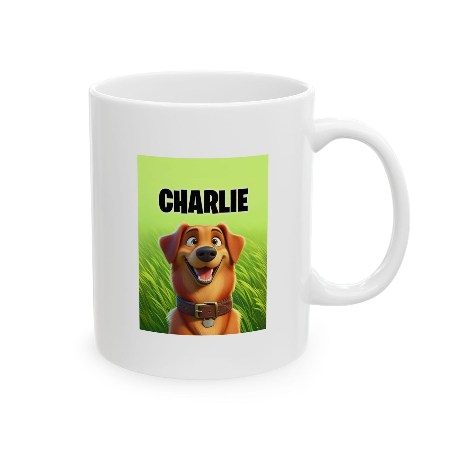 Pixar Cartoon Style on Ceramic Mug, (11oz, 15oz)