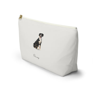 Full Body Cartoon Style Pet Portrait on Pouch