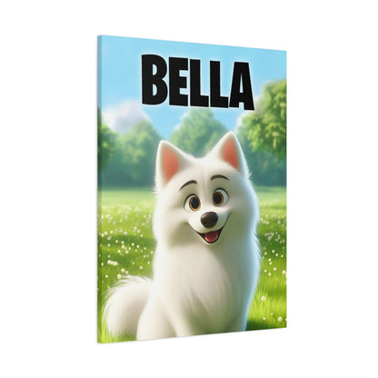 Pixar Cartoon Style Pet Portrait - Canvas