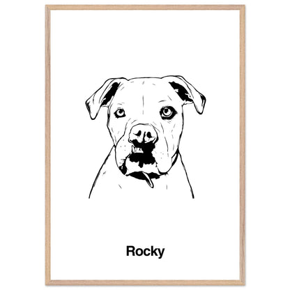 Vector Style Pet Portrait