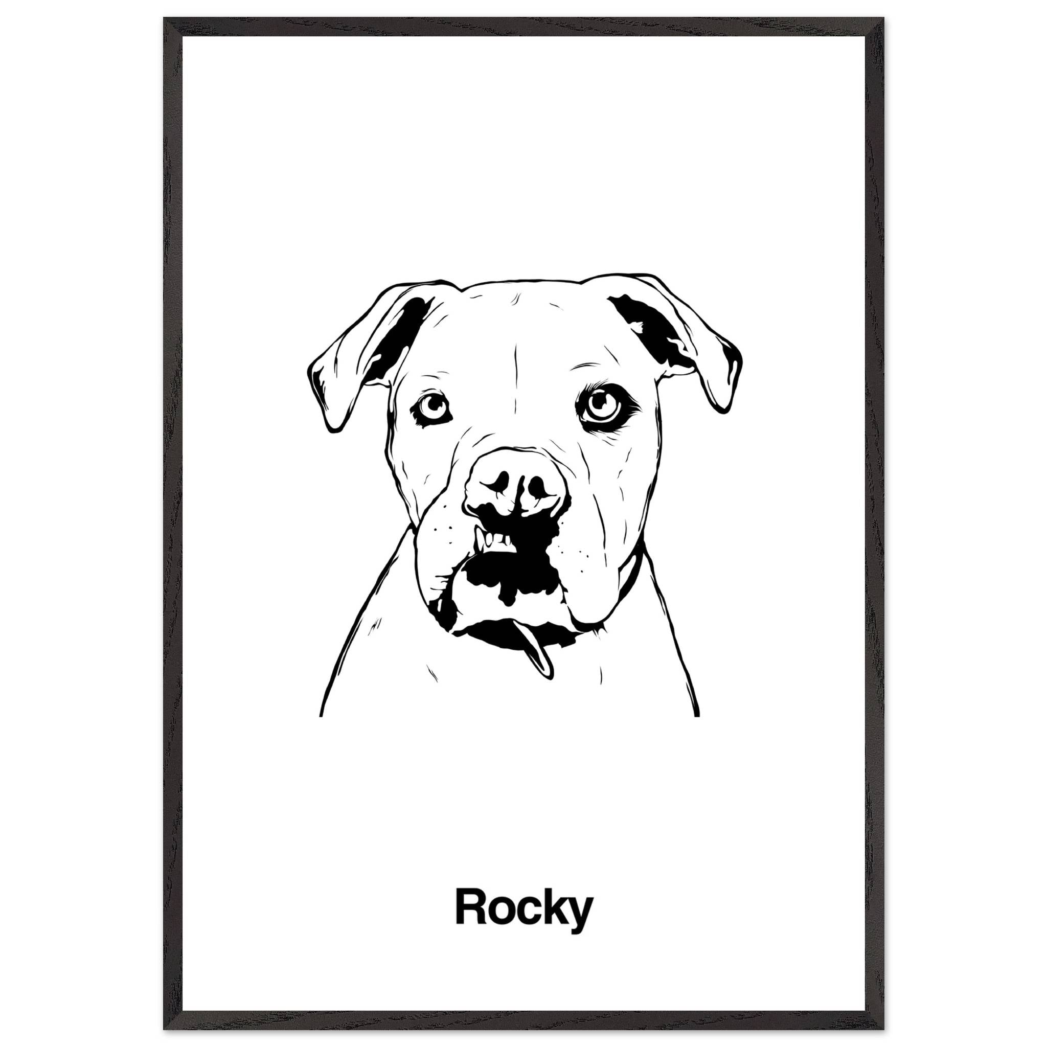 Vector Style Pet Portrait - Canvas